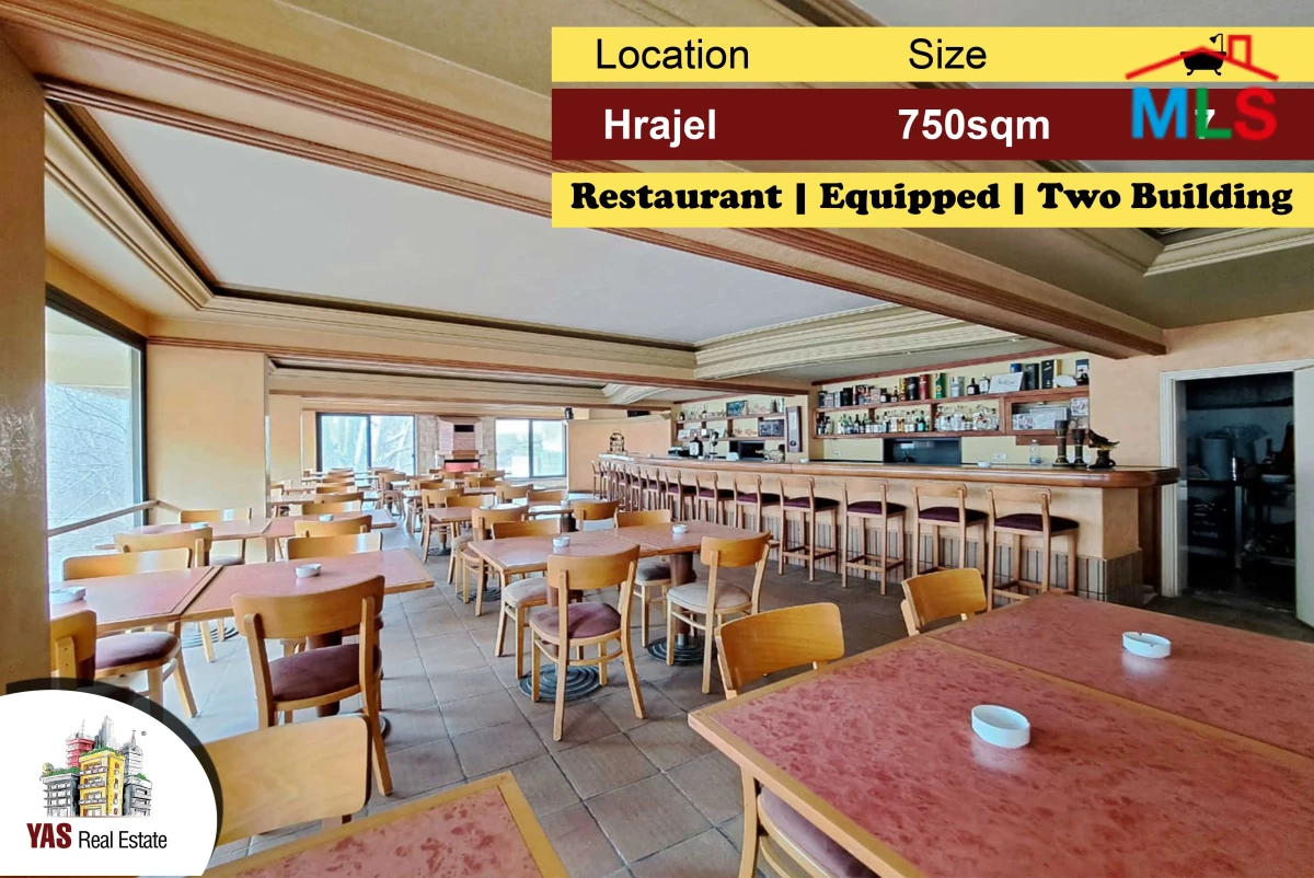 Hrajel 750m2 | 1000m2 Terrace | Restaurant | Two Building | DA