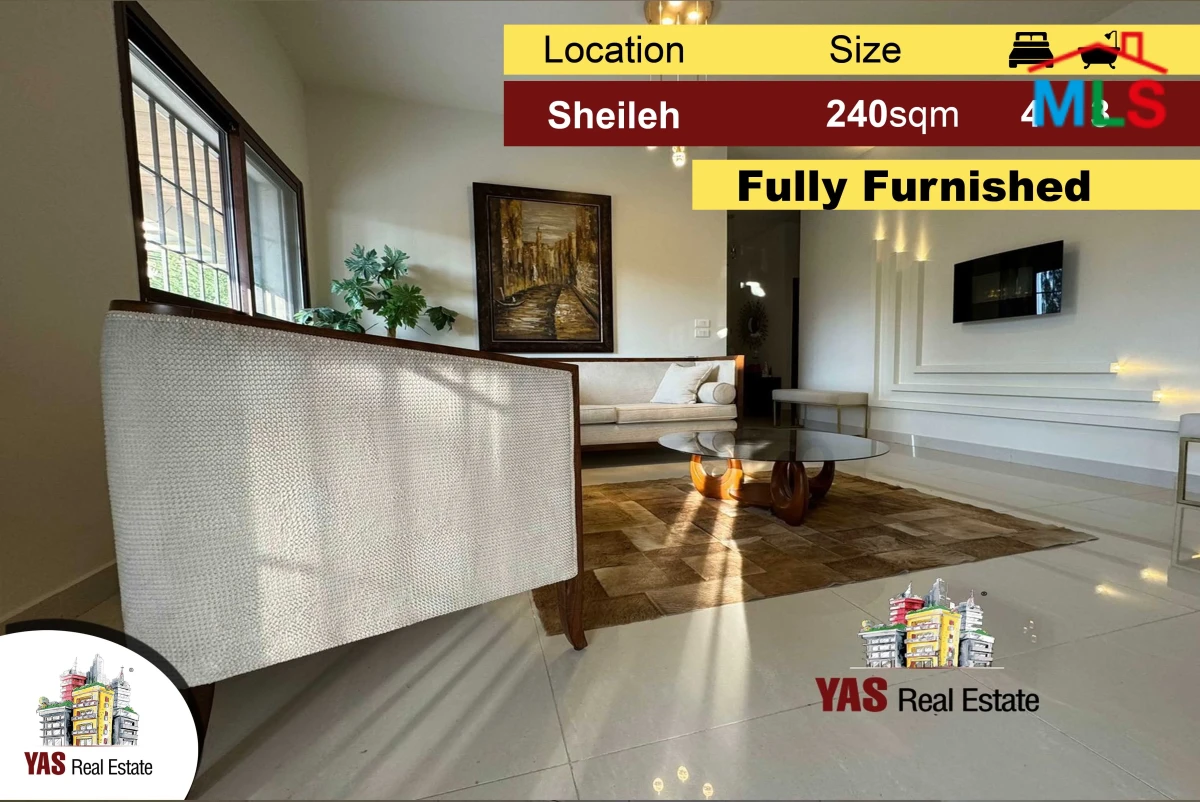 Sheileh 240m2 | 100m2 Terrace | Furnished | Brand new | Luxury | EL