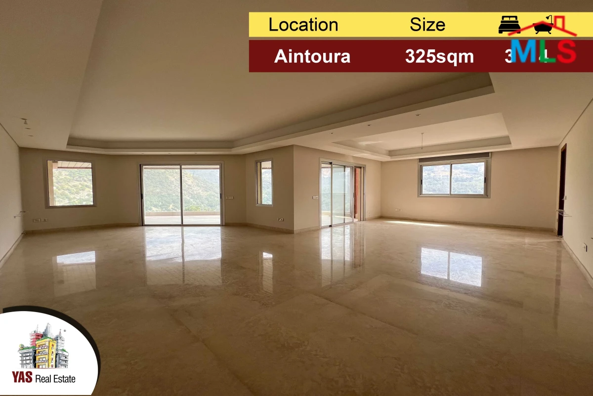 Aintoura 325m2 | 40m2 Garden | Panoramic View | New | Modern | EH
