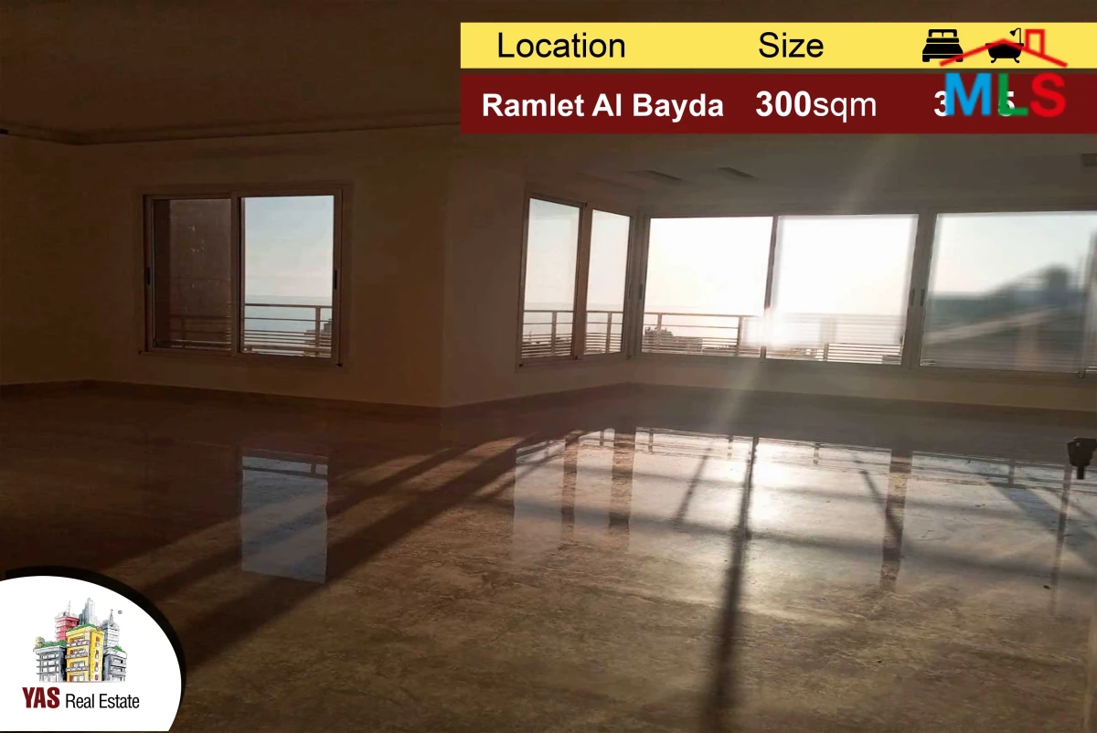 Ramlet Al Bayda 300m2 | Ultra prime Location | Luxury | PA