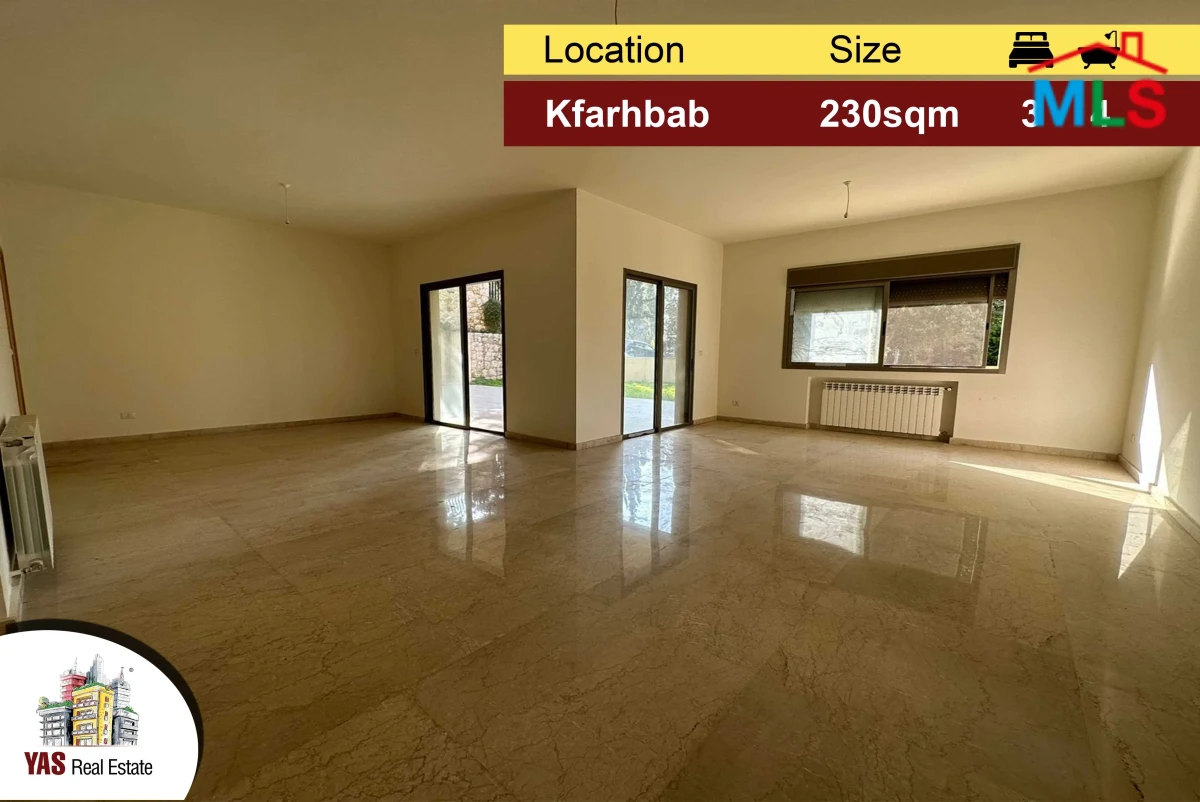 Kfarhbab 230m2 | 180m2 Terrace/garden | Luxury | Big spaces | KA