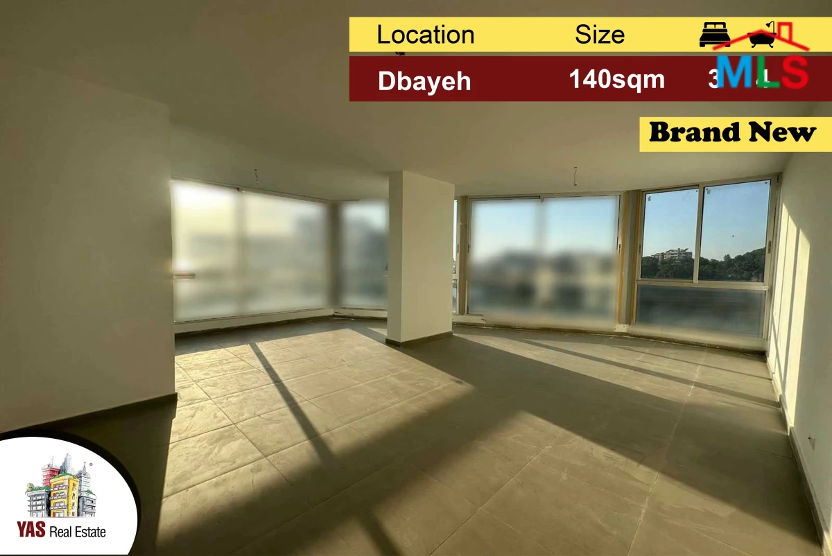 Dbayeh 140m2 | Prime Location | Brand New | Classy Street | MJ