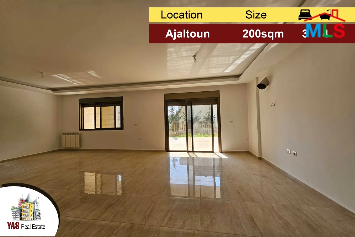 Ajaltoun 200m2 | 100m2 Garden | Mountain View | Prime Location | TO