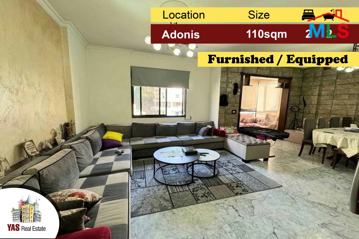 Adonis 110m2 | Furnished & Equipped | Renovated | Partial View | IV