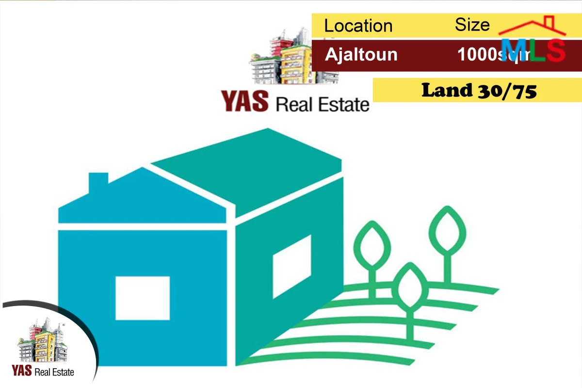 Ajaltoun 1000m2 | Land | 30/75 | Panoramic View | Catch | MY
