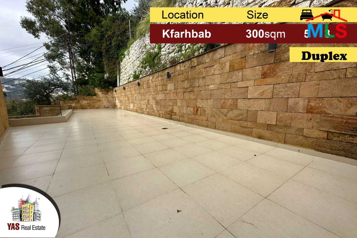 Kfarhbab 345m2 | 50m2 Terrace | Duplex | Ideal Location | KA