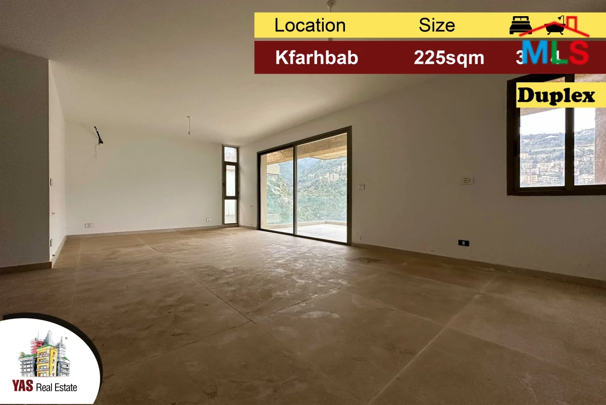 Kfarhbab 225m2 | Duplex | Partial View | Prime Location | KA IV
