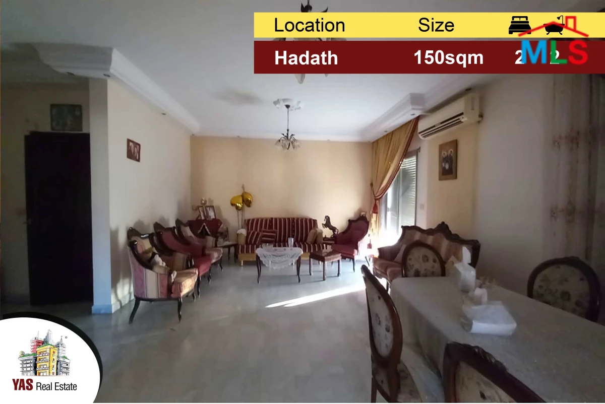 Hadath/Baabda 150m2 | terrace | Well Maintained | Sea View | PA