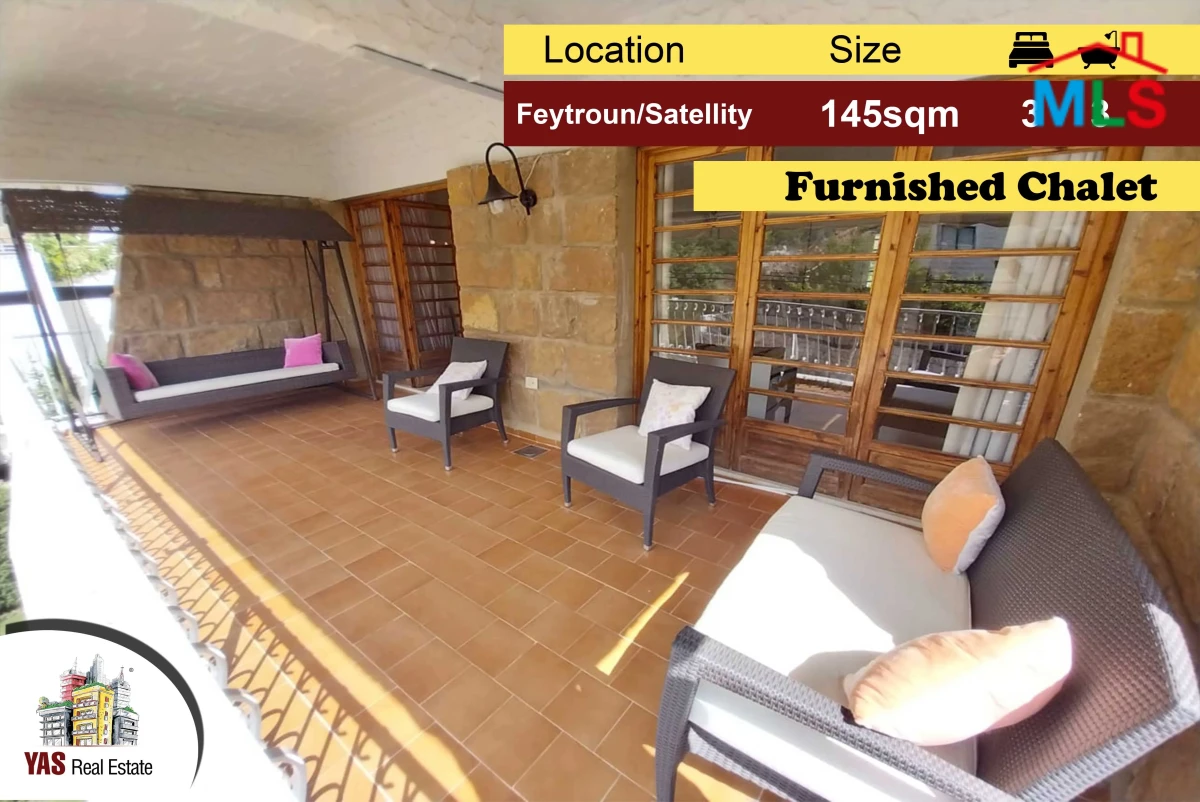 Feytroun | Satellity | 145m2 | Furnished Chalet | Mountain View | DA