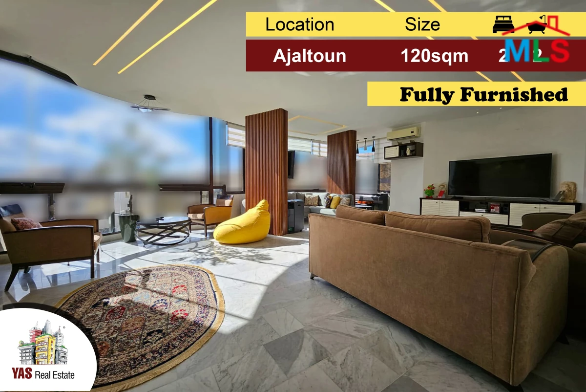 Ajaltoun 120m2 | Furnished | Mountain View | Decorated | Calm Area |TO