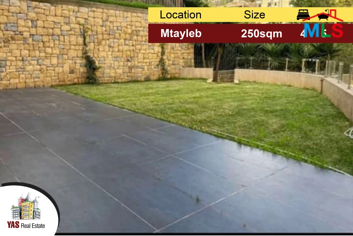 Mtayleb 250m2 | 300m2 Garden/Terrace | Prime Location | Luxury | PJ