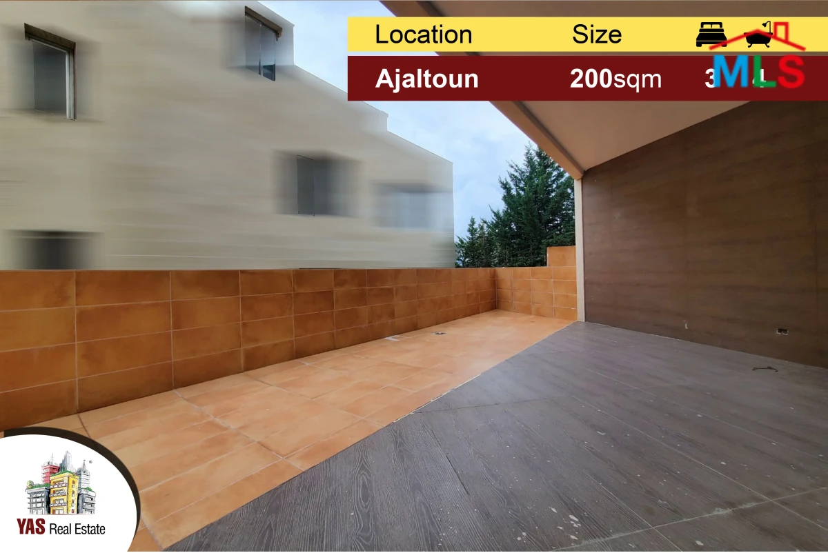 Ajaltoun 200m2 | 85m2 Terrace | Private Street | High-End | DA