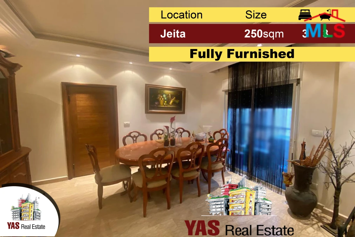 Jeita 250m2 | Renovated | Mountain View | Furnished | EL