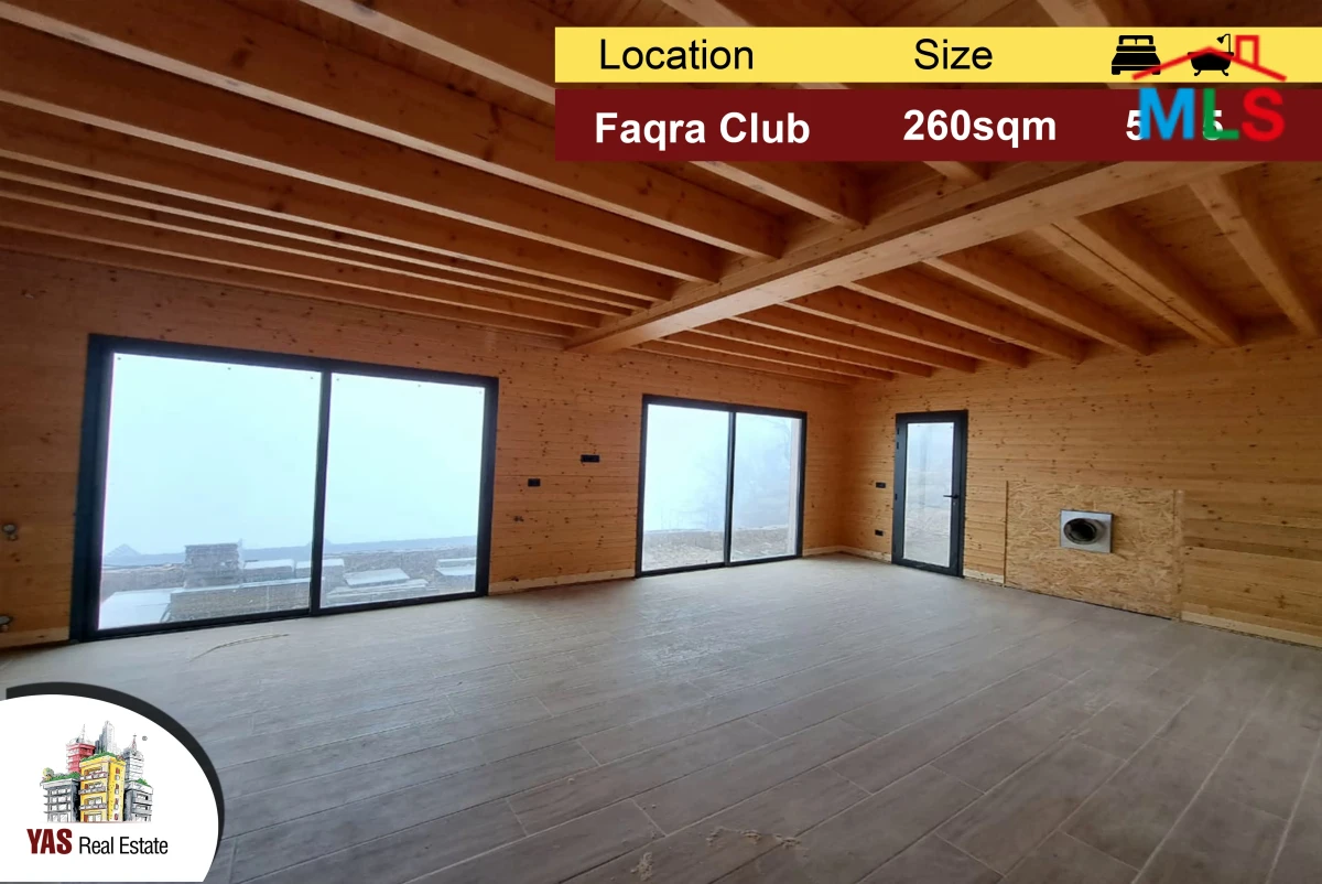 Faqra Club 260m2 | 245m2 Terrace/Garden | High-End | Private Street