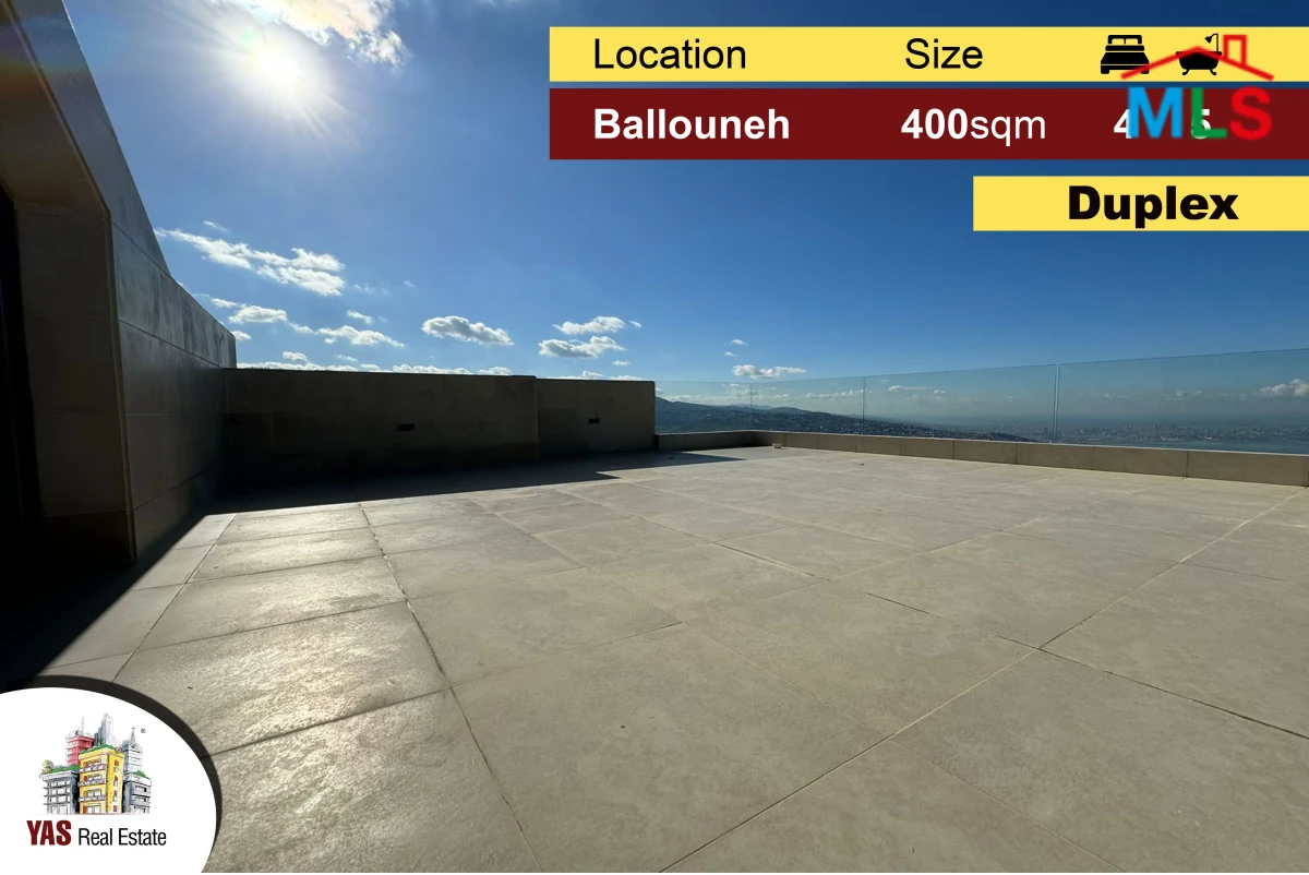 Ballouneh 400m2 | Duplex | Ultra Prime Location | High-End | Catch| MY
