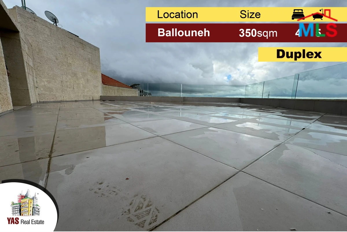 Ballouneh 350m2 | Duplex | Panoramic View | Super Prime Location