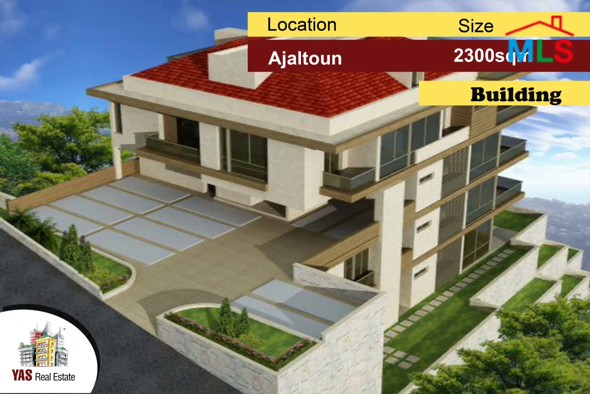 Ajaltoun 2300m2 Building | 1600m2 Land | For Sale | Astonishing View