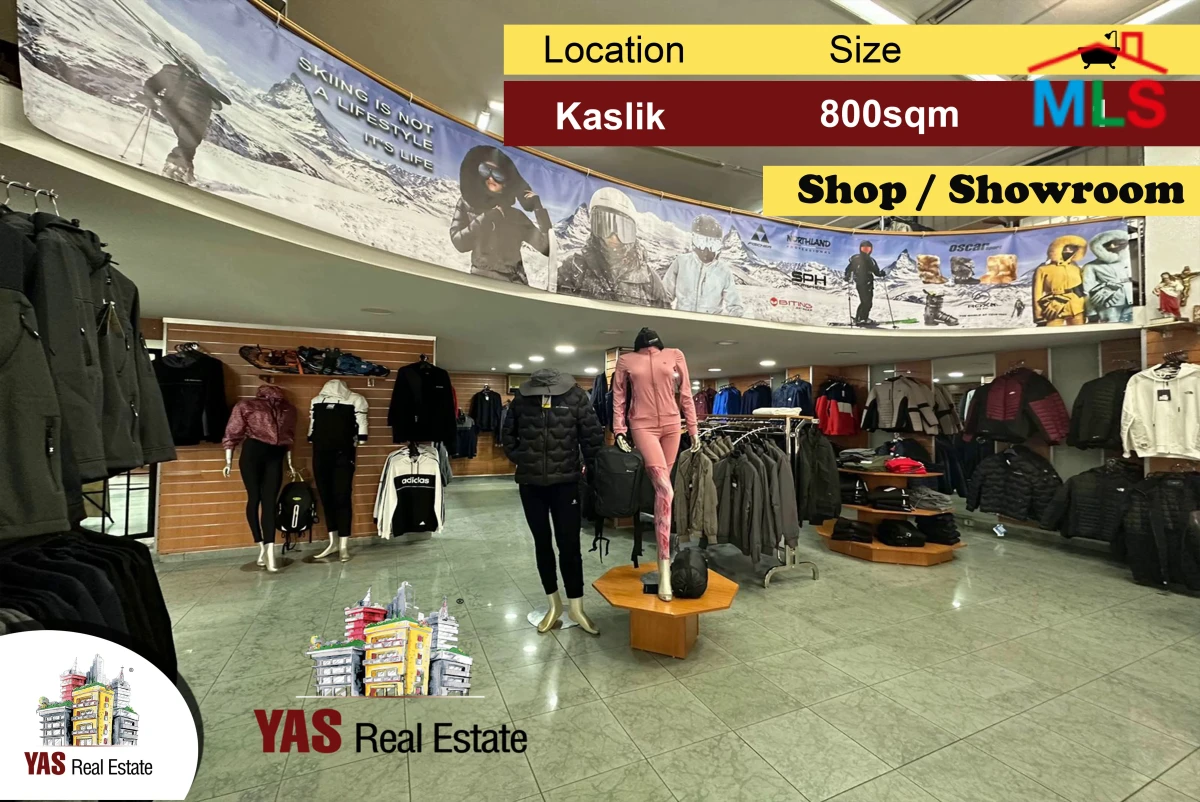 Kaslik 800m2 | Shop/Showroom | Main Road | Great Investment | KA