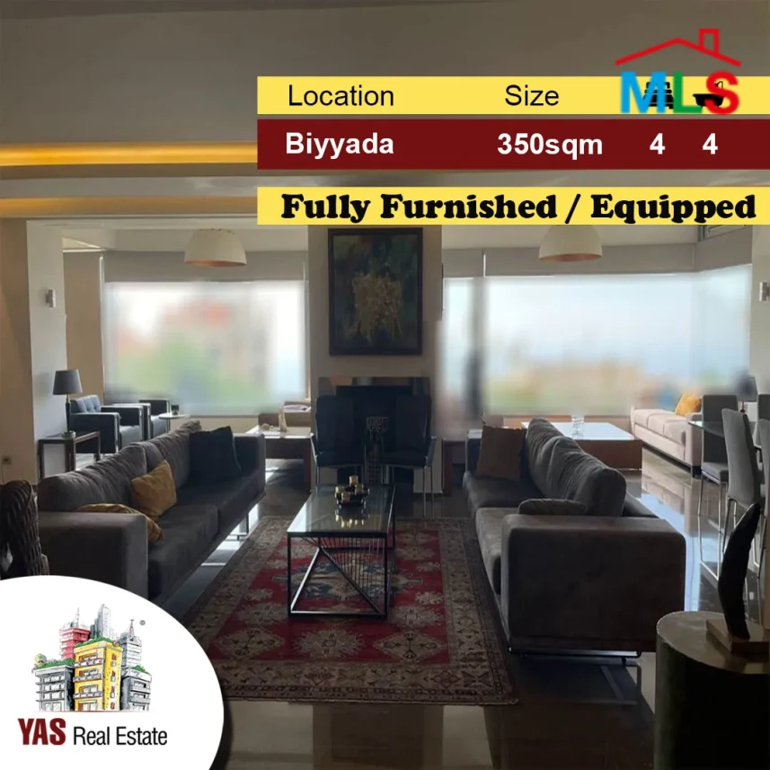 Biyyada 350m2 | 150m2 Garden | Furnished/Equipped | Green House | PA