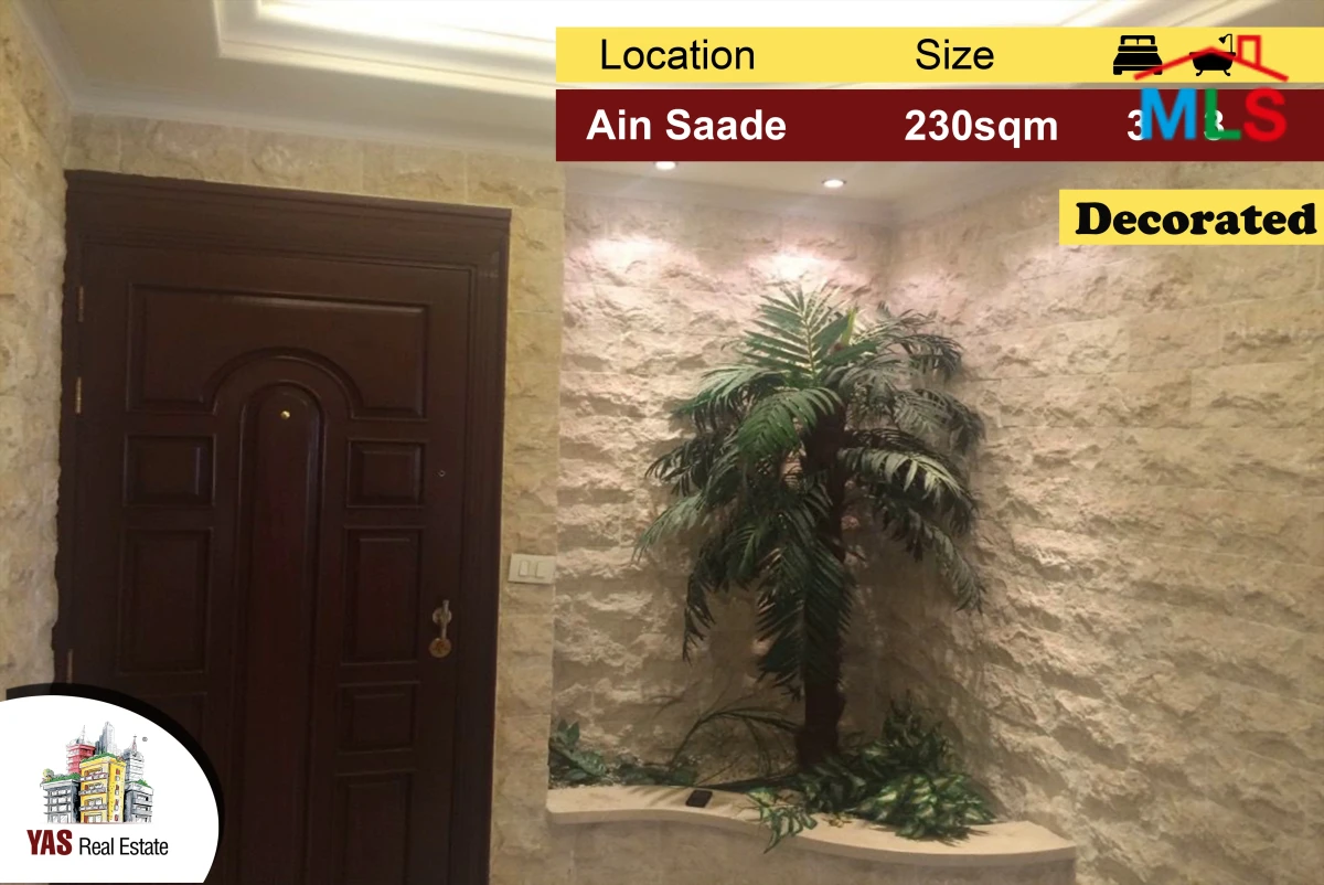 Ain Saade 230m2 | Calm Area | Decorated | Panoramic View | PA
