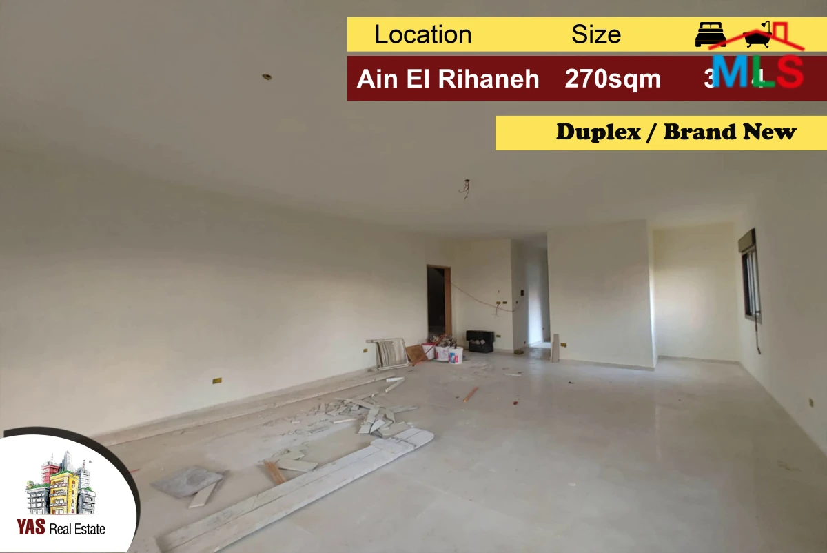 Ain El Rihaneh 270m2 | Duplex | Super Luxurious | Brand New | KS