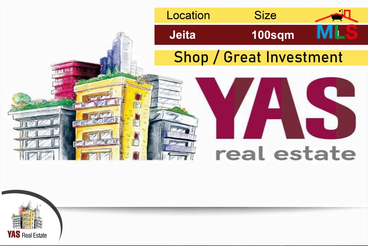 Jeita 100m2 | Shop/Showroom | Great Investment | Super Prime