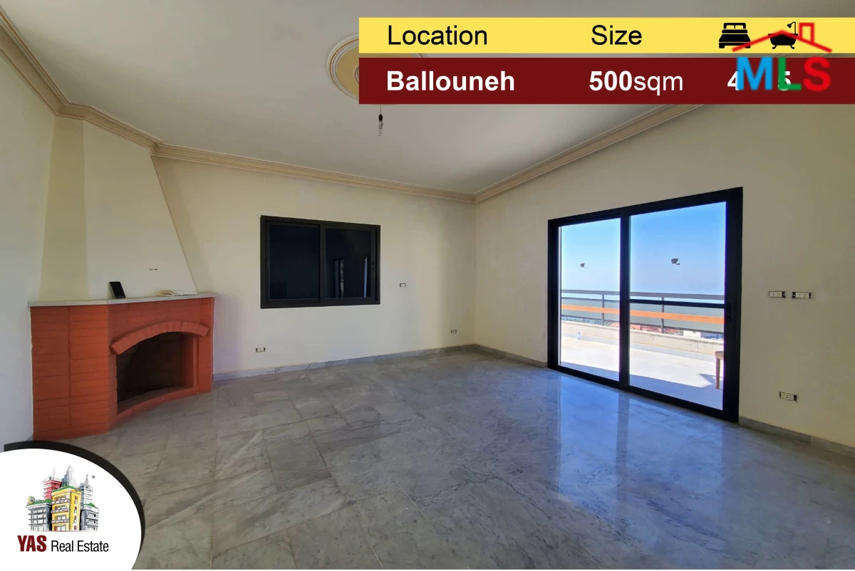 Ballouneh 500m2 | 150m2 Terrace | High-End | Killer View | Catch