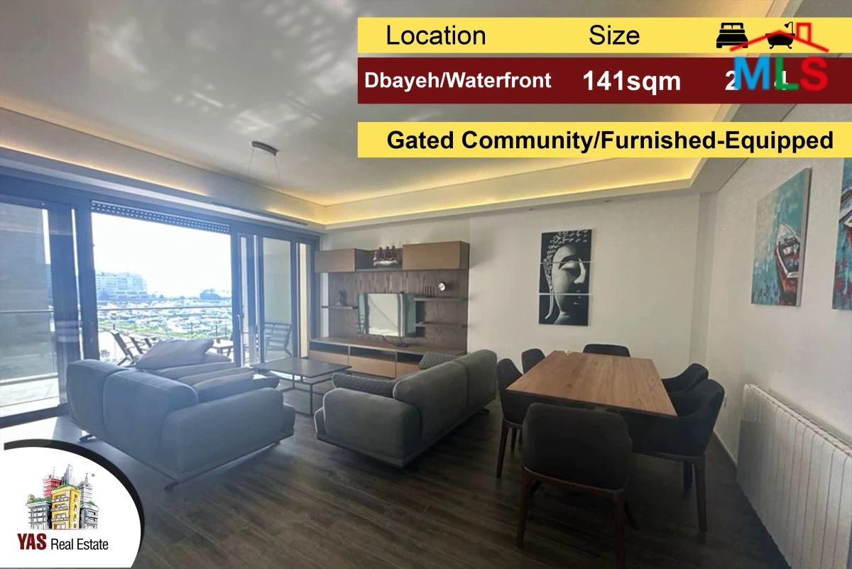Dbayeh 141m2 | Gated Community | Furnished | Brand New