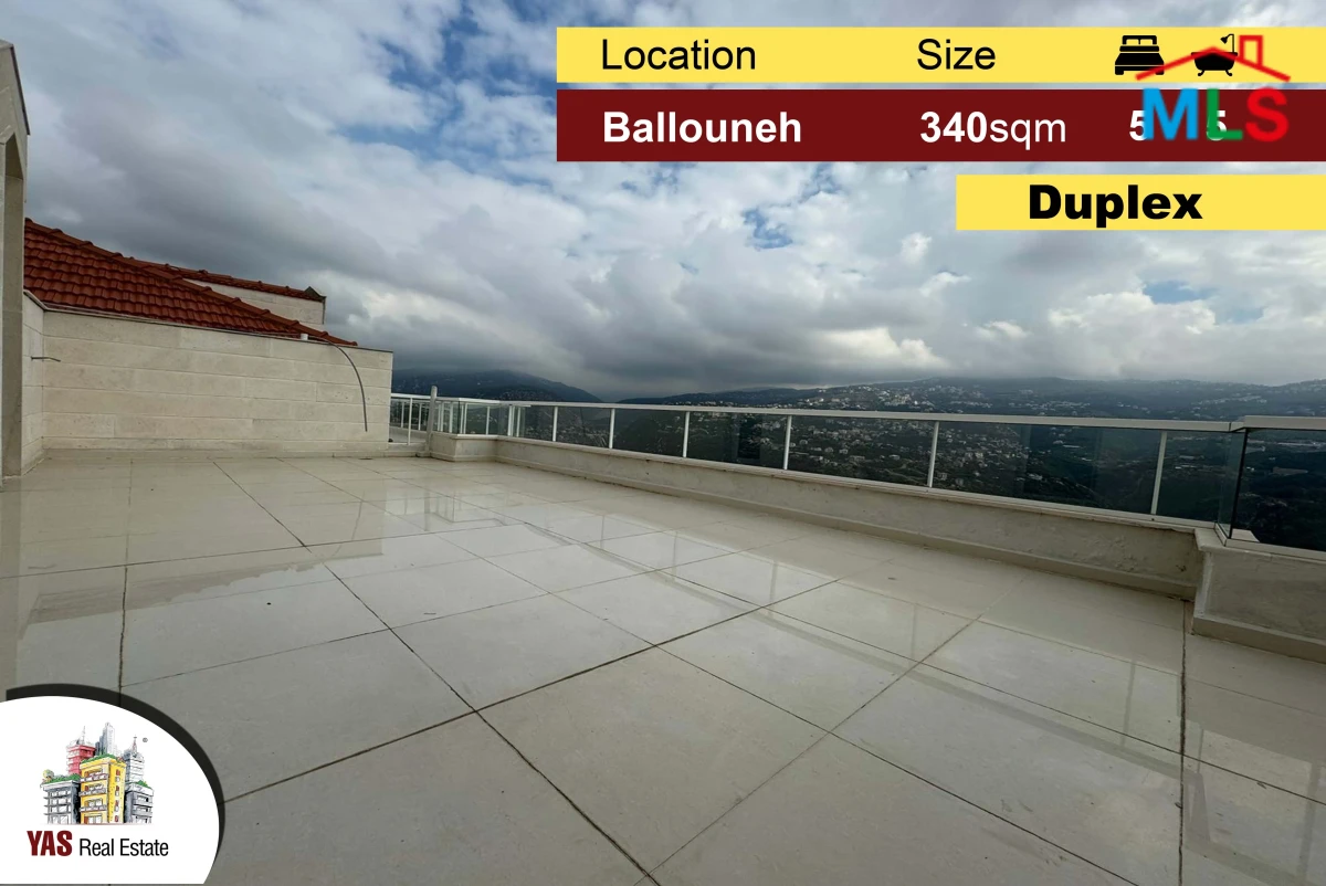 Ballouneh 340m2 | Duplex | Panoramic View | New | Luxurious | Catch