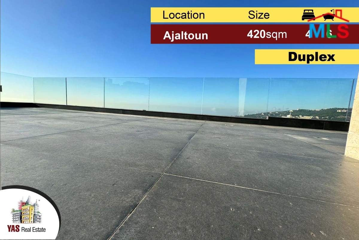 Ajaltoun 420m2 | Duplex | Impressive View | High-End | Unique Property