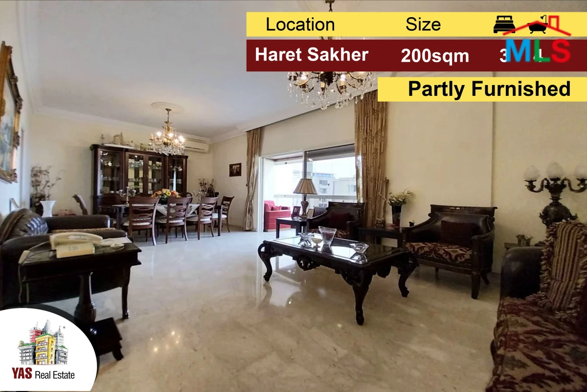 Haret Sakher 200m2 | Partial View | Partly Furnished