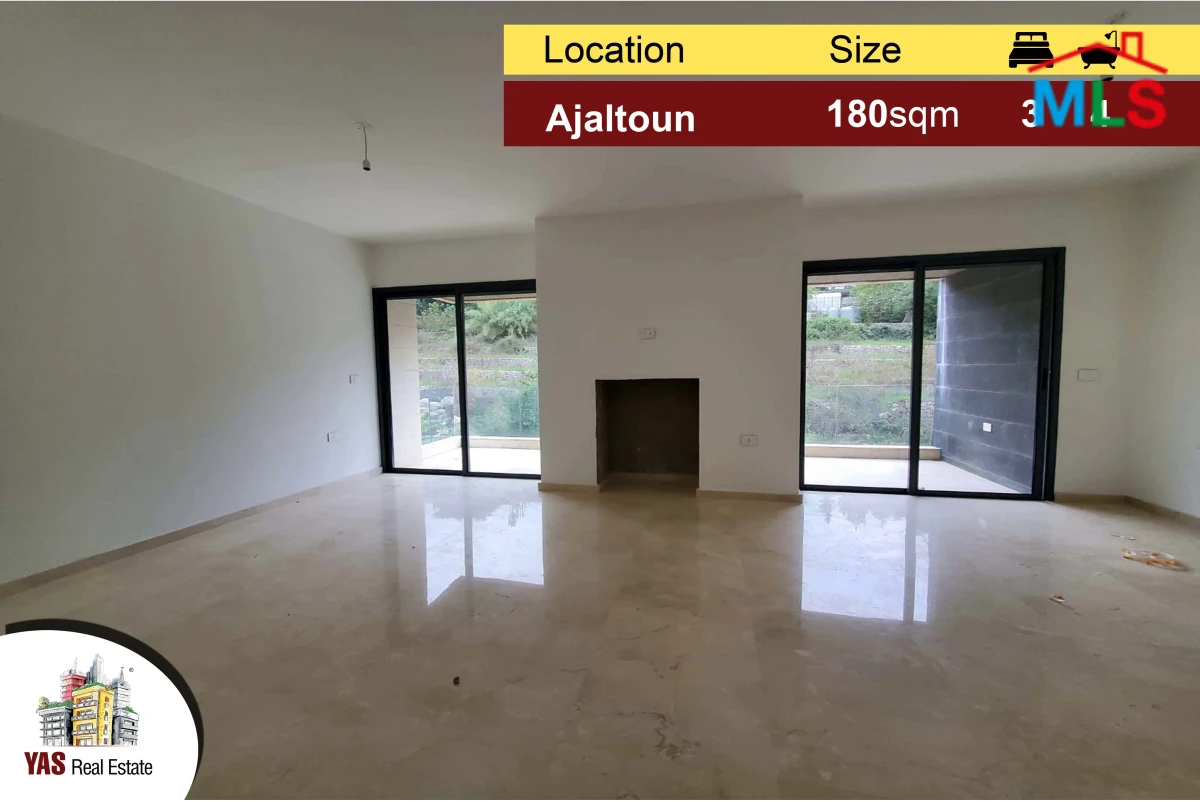 Ajaltoun 180m2 | Excellent New Flat | Prime Location | Mountain View
