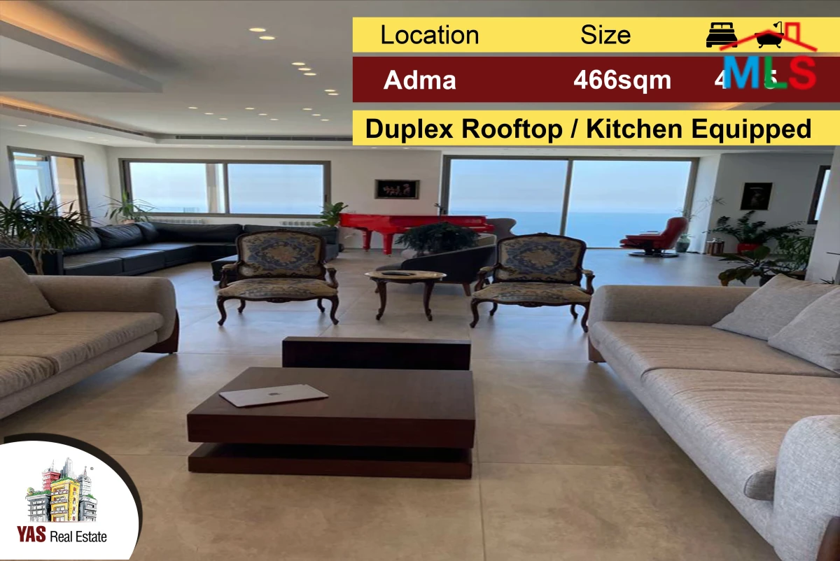 Adma 466m2 | 366m2 Rooftop | Duplex | Panoramic View | Luxury