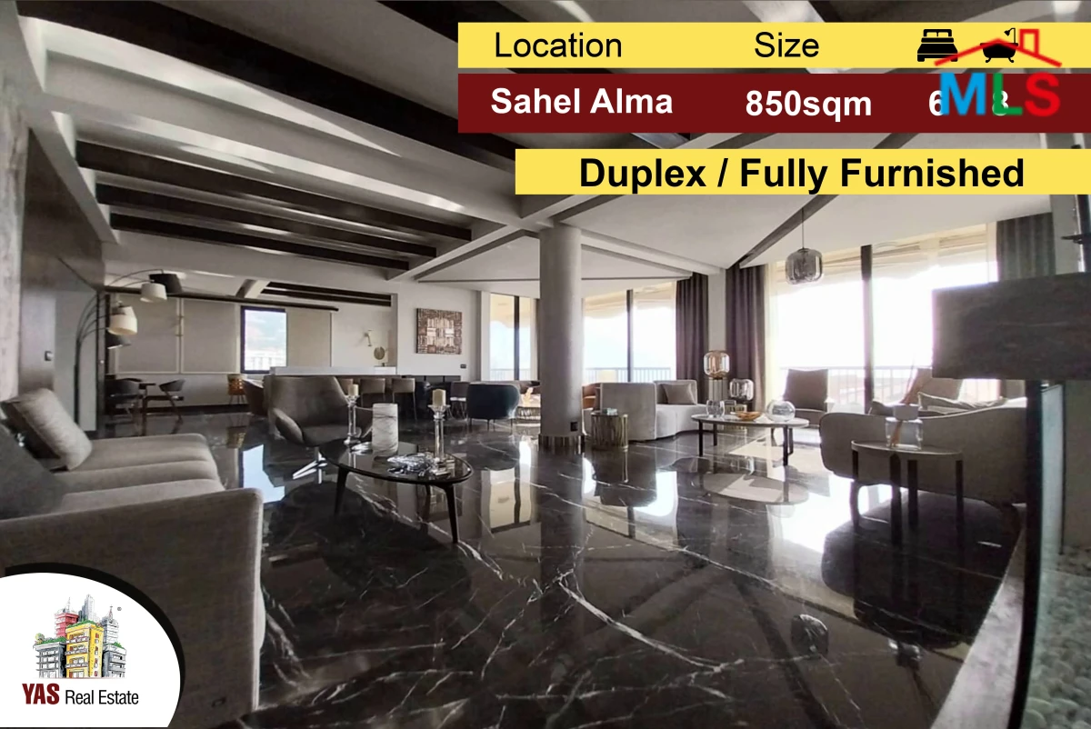 Sahel Alma 850m2 | Duplex | Fully Furnished/Equipped | Fully Renovated