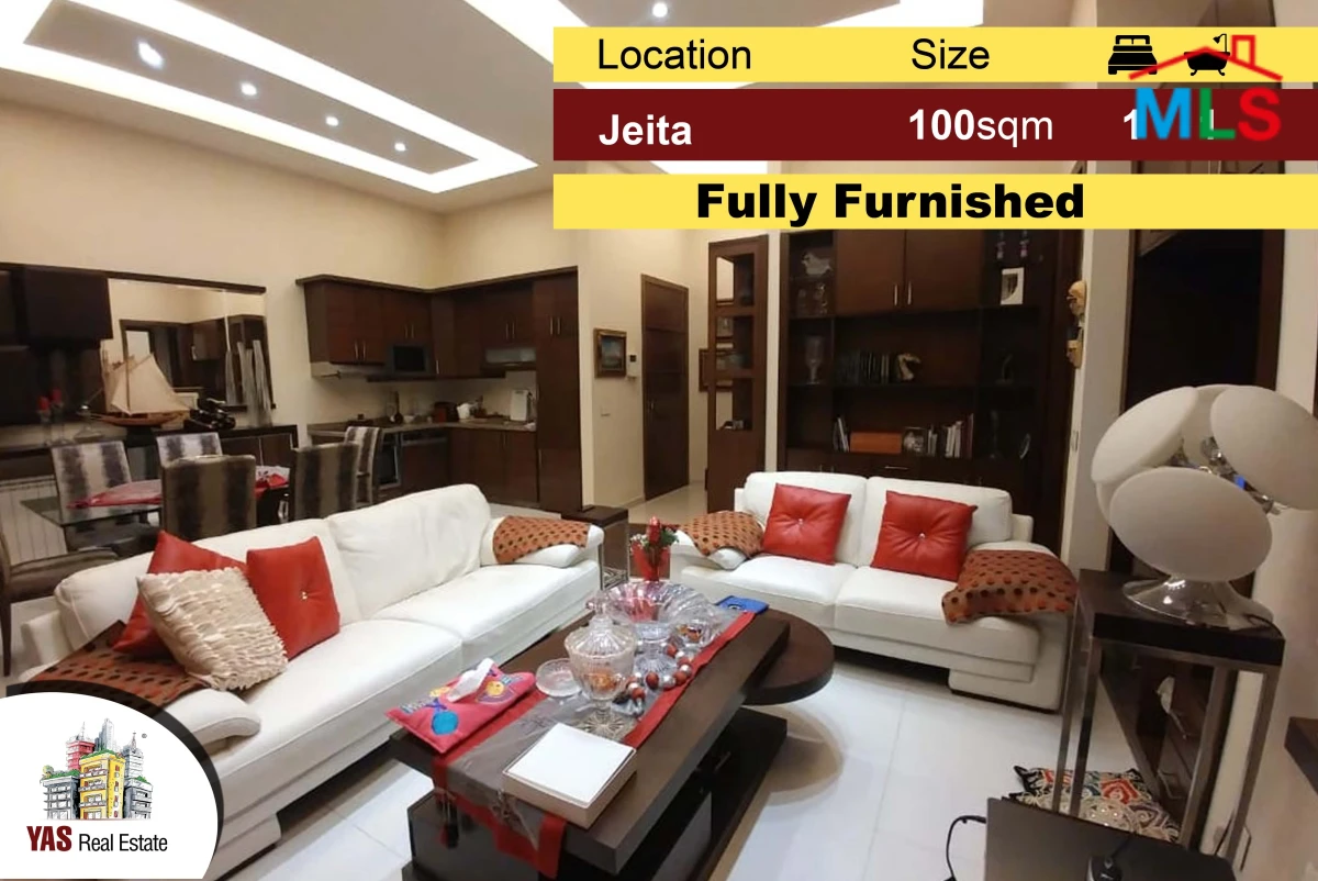 Jeita 100m2 | Designer's Signature | Fully Furnished | New