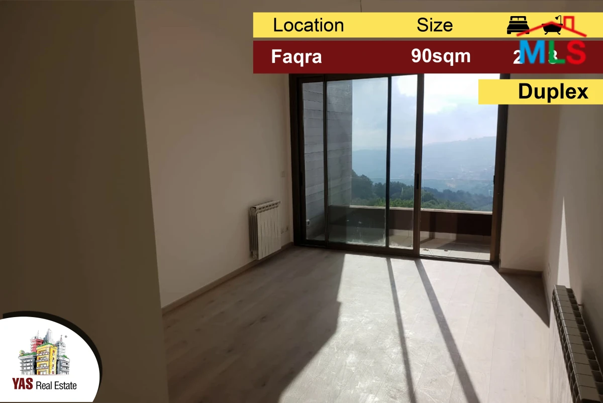 Faqra 90m2 | 75m2 Terrace | Duplex | Mountain View | Nicely Fitted
