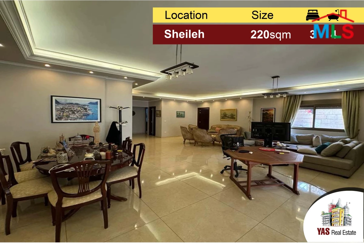Sheileh 220m2 + 30m2 Terrace | Upgraded | Prime Location | Catch