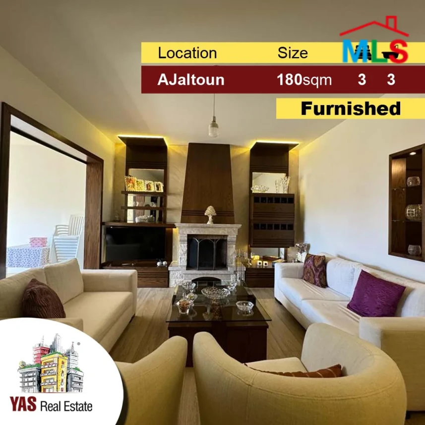 Ajaltoun 180m2 | High-End | Furnished | Prime | Catch