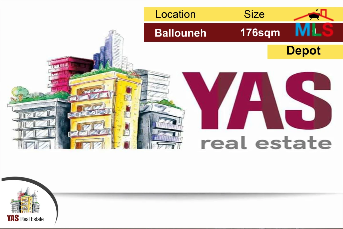 Ballouneh 176m2 | Depot | Excellent Condition | Catch