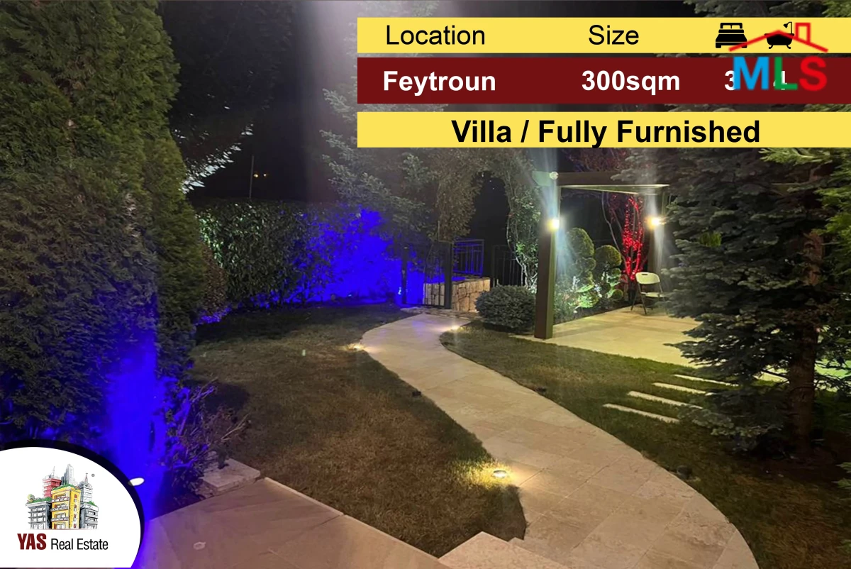 Faitroun 300m2 | 250m2 Garden | Villa | Mountain View | Furnished