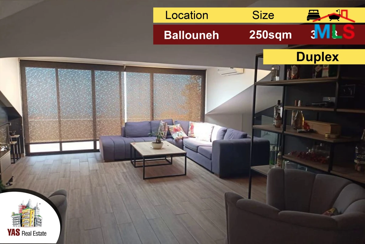 Ballouneh 250m2 | 30m2 Terrace | Duplex | Astonishing View