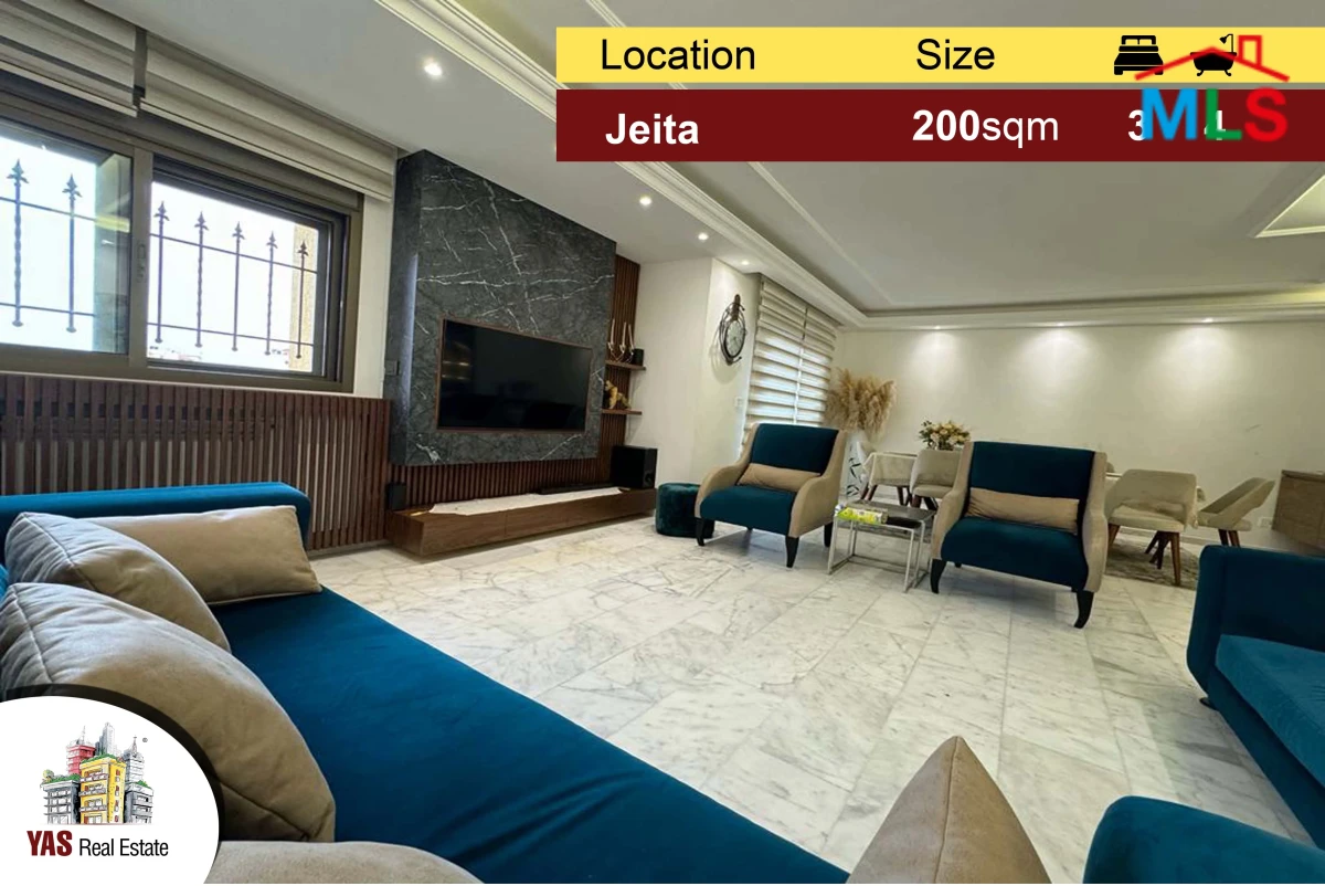 Jeita 200m2 | Panoramic View | Upgraded | Prime Location | Catch