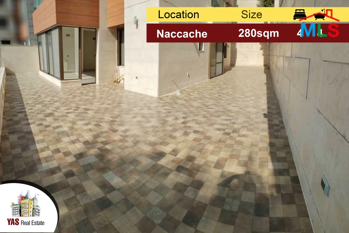 Naccache 280m2 | 200m2 Terrace | High-End | Dead-End Street