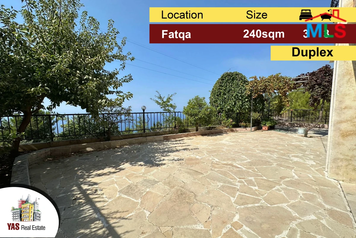 Fatqa 240m2 | 200m2 Garden | Duplex | Sea View | Luxury