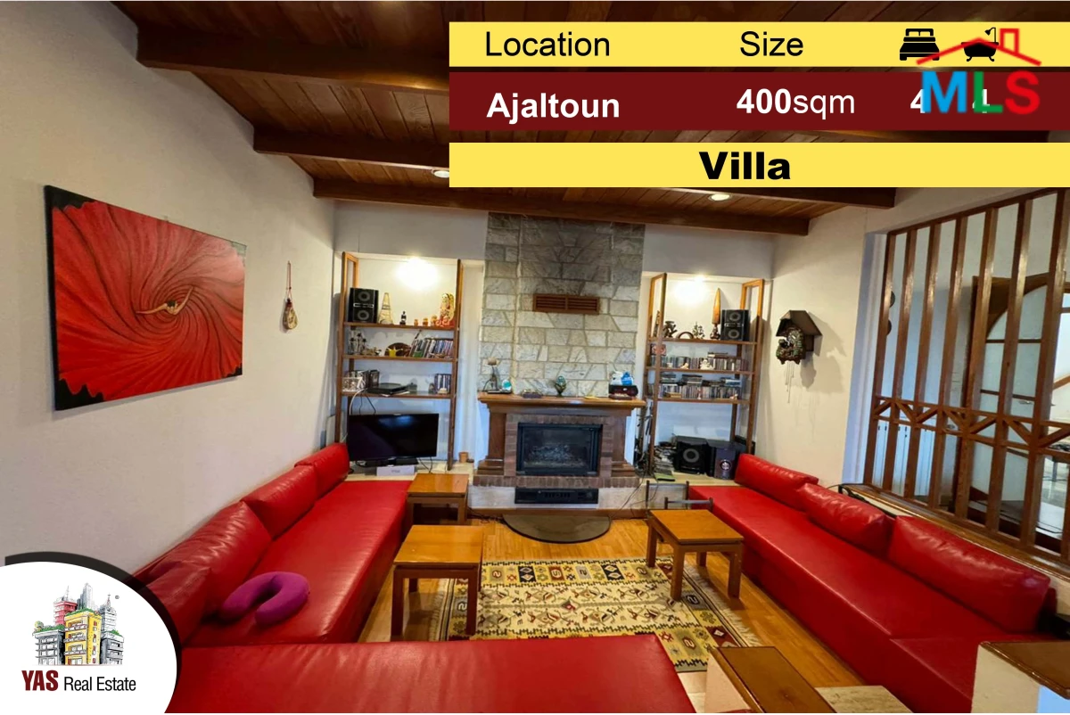 Ajaltoun 400m2 | 1400m2 Garden | Luxury Villa | Classy Area
