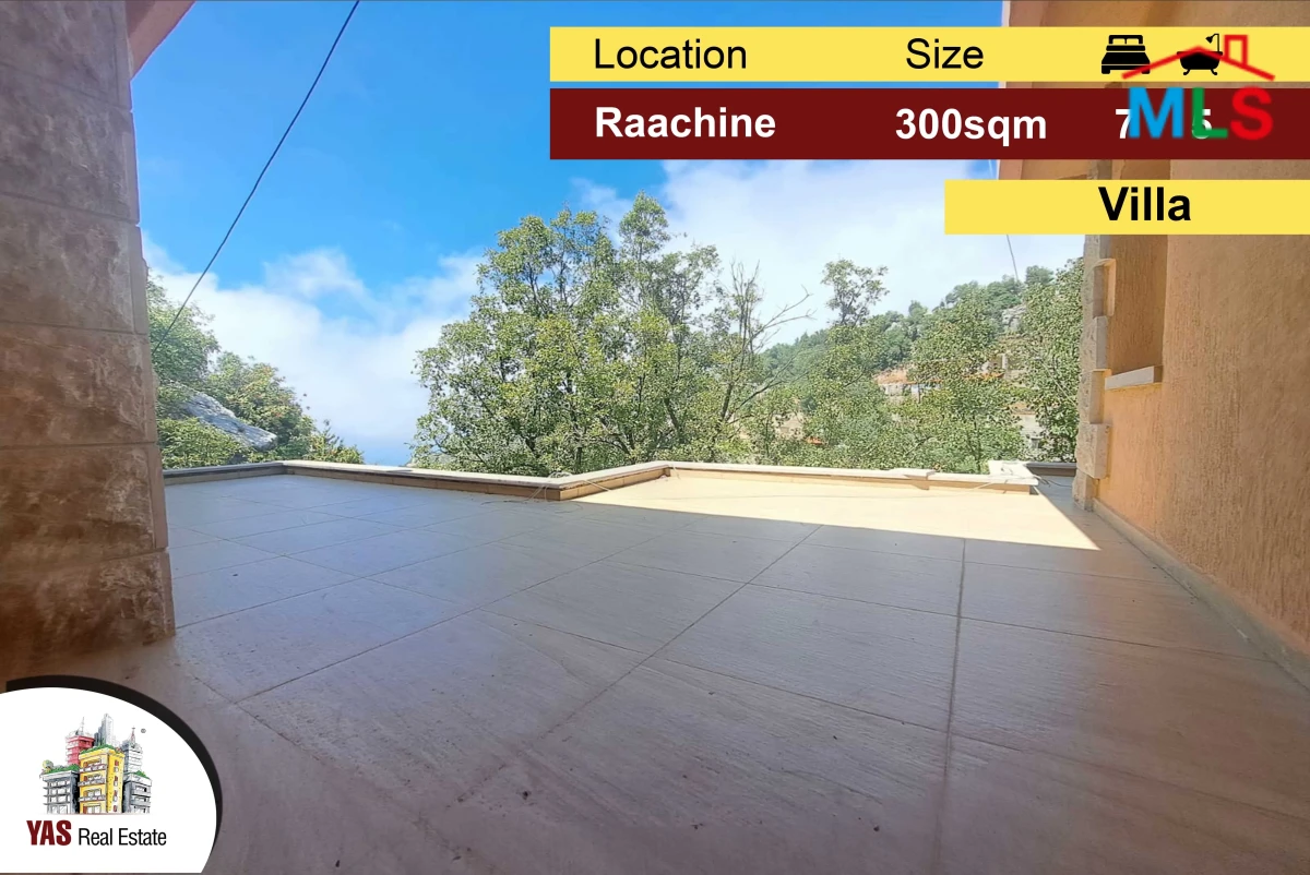 Raachine 300m2 + 800m2 Garden | Villa / Townhouse | High-End | Mountai