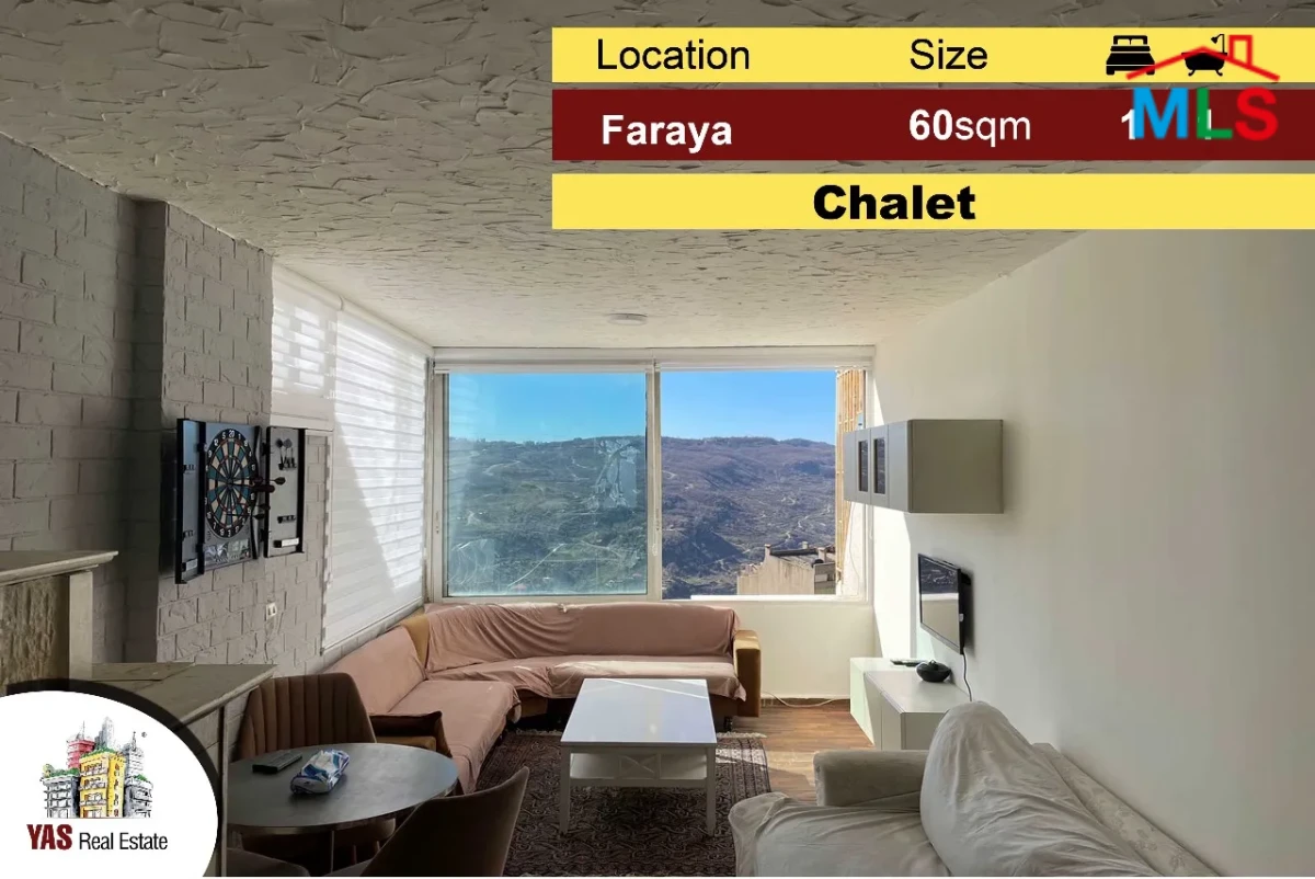 Faraya 60m2 | Cozy Chalet | Mint Condition | Excellent View | Catch