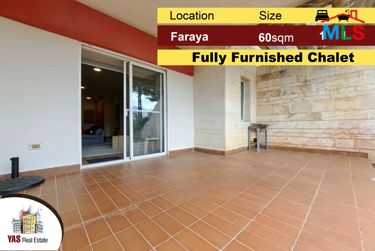 Faraya 60m2 + 50m2 Terrace / Garden | Furnished | Luxury