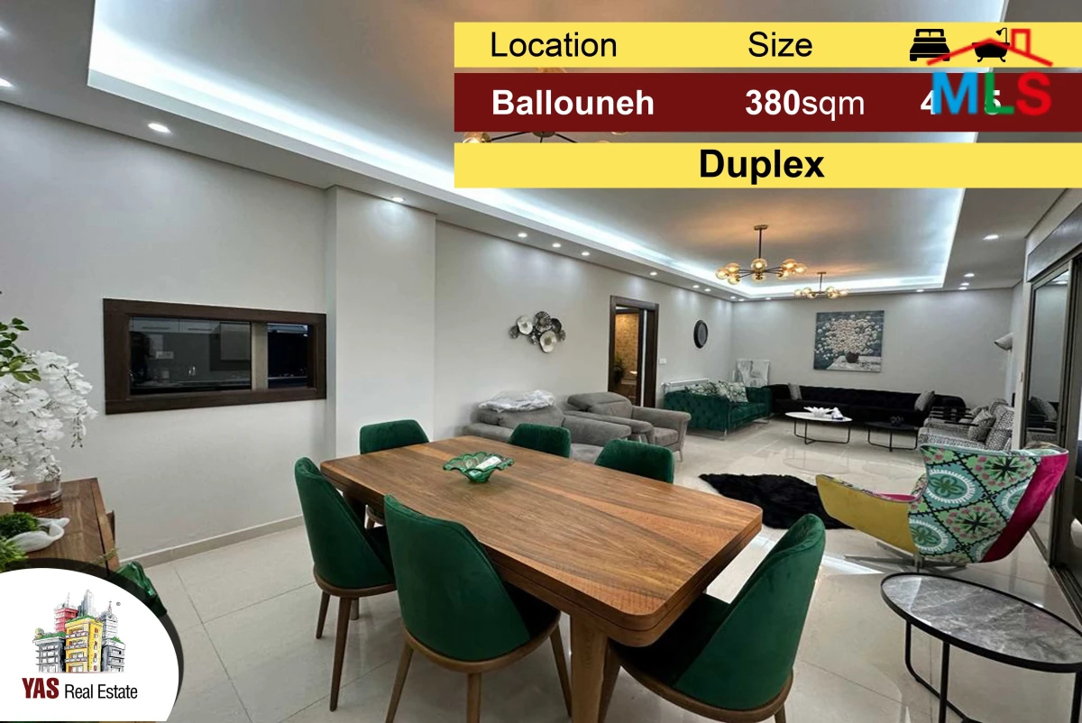 Ballouneh 380m2 | Duplex | Panoramic View | High-End | Catch