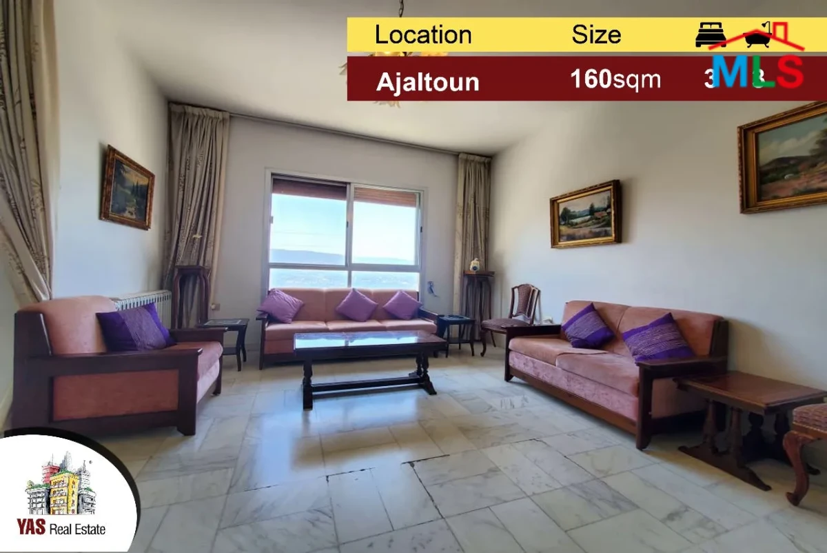 Ajaltoun 160m2 | Well Maintained | Quiet location | View | Catch